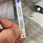 Kuhl  Women's Kamila Flannel Shirt Light Gray Plaid Button Down Size SMALL Photo 4