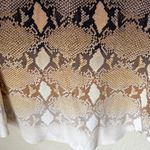 Equipment  brown ombré snake print silk shirt Photo 9