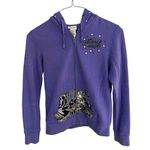 Disney  parks womens L full zip double sided rhinestone hoodie Photo 0