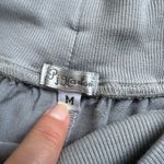 Pj Harlow  Mikel satin boxer shorts in silver. Size medium. Women pajamas lounge Photo 1