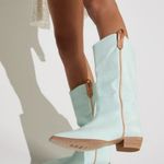 Free People  We The Free Montage Leather Cream/Bone Tall Boots(Size 38/7.5) Photo 1