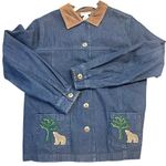 Breckenridge Vintage barn coat style with embroidery size m Photo 0