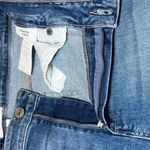 Paige  Hoxton‎ Crop Blue Jeans Womens 31 Distressed Raw Hem Denim Trendy Comfort Photo 6