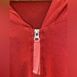 Soft Surroundings  Velvet Trim Hoodie Jacket in Burgundy Photo 2