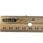 Vintage 14k Hearts Cross Pendant Charm Super Lightweight Photo 3