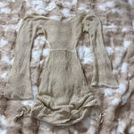 SheIn Swim Backless Drawstring Cover Up With Side Tie,Summer Beach. Photo 3