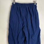 Nike Vtg 90s ladies navy blue cotton athletic lounge pants size 24”medium Photo 7