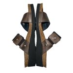 Naot Ashley Bronze Leather Slide Sandal Rhinestone Studded US Size 9/Euro 40 Brown Photo 2