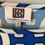 Laundry by Design NWT Laundry Blue & White Print Dress Size 6 Photo 1