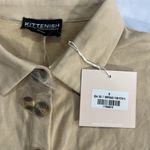 Kittenish  vera tan button down romper NWT S Small Fleece Photo 5