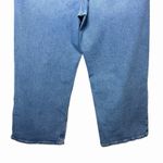 American Eagle  Stovepipe Jeans Womens 16 Short Blue Wide Leg Stretch Medium Wash Photo 12