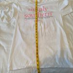 Simply Southern Women's Small Cotton Tee Dog Baseball Always give it your All Photo 3