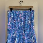 Lilly Pulitzer Jace Strapless Romper Boca Blue Sailabration size Large $138 Photo 12