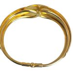 Vintage Cloisonné Blue Enamel Bird & Flower Hinged Bangle Bracelet Photo 10