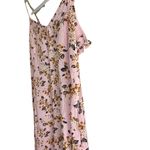 MINKPINK Floral Playsuit Romper Pink Spaghetti Straps Women's Size Medium Photo 1