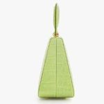 STAUD ππ Kenny Bag Pistachio Crocodile Embossed Photo 10