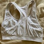 White Sports Bra Photo 1