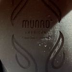 Munro  Women's Black Leather Mules size 8 Photo 4