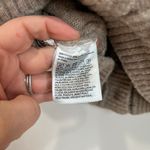 H&M Cable Knit Cropped Cardigan Taupe Small Gold Buttons Soft Knit Cottagecore Photo 4