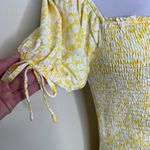 Lost + Wander Sweet Summer Daze Dress LARGE Floral Smocked Ruffle Peasant Mini Photo 5
