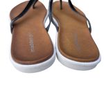 Madden Girl  Misty Patent Thong Sandal Black Patent Size 8M Summer Beach NEW Photo 3