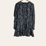 Keepsake Engage Navy Blue Lace Long Ruffle Sleeve Mini Dress Size L Photo 12