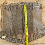 ZARA NWT  Denim Strapless Corset Top Size Medium Photo 10