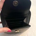 Bella Rose Vintage Black & Brown Leather Handbag Photo 8