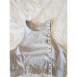 Outdoor Voices Womens Size Small Gray Athletic Crop Top Racerback Sports Bra Photo 8