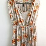 Free People Top Floral Sleeveless Cowl Neck Tank Top Tee Sz M GUC Babydoll Style Photo 3