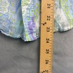 Ralph Lauren Lauren  Petite Paisley Print Button Down Shirt Women's Size PS Photo 6