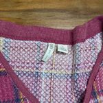 Cato Plaid V-Neck Pullover Long Sleeve Knit Top Casual Comfy Size Large Photo 2