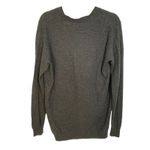 Magaschoni Women's Dark Gray 100% Wool Button Front Cardigan Sweater Size Medium Photo 1