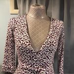 Diane Von Furstenberg  New Julian Two Wrap Dress Size 2 Moroccan Elderberry $478 Photo 4