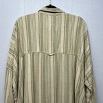 American Eagle  Linen Blend Oversized Womens Shirt Small Bohemian Beach Lagenlook Photo 7