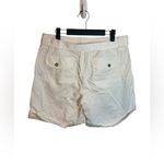 Ralph Lauren Lauren  White Belted Cuffed Shorts Photo 1
