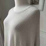 ALLSAINTS Aster Tee Top Relaxed Asymmetrical Ivory Ecru Open Knit L Photo 5