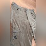 Salomon women’s nylon green cropped pants size 36 Photo 1