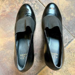 Alex Marie  Black High Heel Pump Elastic Strap Size 8.5 M Photo 8