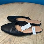 Old Navy New!  Black Ballet Mules Minimalist Slip On Flats Women’s Size 7.5 Photo 3