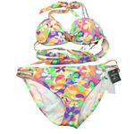 Salt + Cove Bikini Set Juniors' Dazy Daisy Strappy Underwire Top Floral XL Yellow Size undefined Photo 0