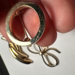 Monet Gold Tone Brooch Pins Signed Vogue & A 1/20 12k GF Lot Of 3 Photo 3