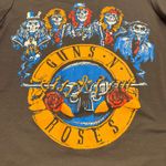 Haoduoyi  Womens Guns N Roses Graphic T Shirt Distressed Style Medium Photo 1