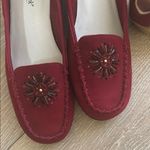 Coldwater Creek Red Beaded Loafers – Size 9.5 Photo 9