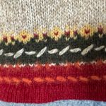 Vintage Wool Blend Sweater‎ Beige Knit Cozy Classic Style fall large Tan Photo 5