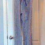 BCBGeneration  stripped Flared leg jumpsuit size 4 women's fits like a 2 … Photo 4