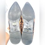 Prada  Black Brown Leopard print calf hair Pointed toe ballet flats EU 37.5 Photo 4