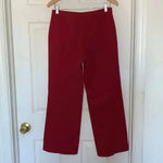 Gap  Red Flared Dress Pants Size 4 Photo 1