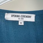 Opening Ceremony  Teal Asymmetrical Mid-Length Dress in Medium Photo 4