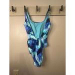 Aerie  Vibrant Blue Tie-Dye Swimsuit - XS Photo 1